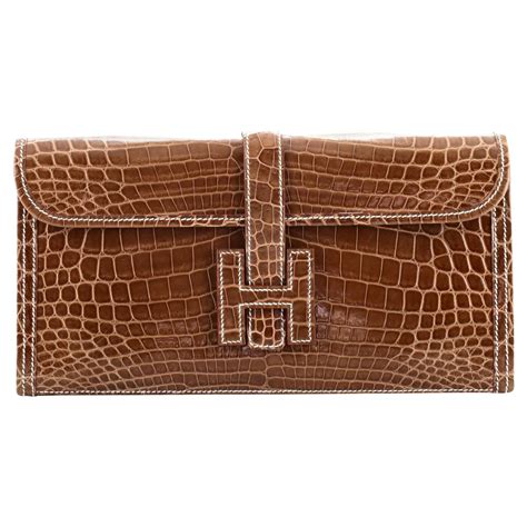 hermes jige clutch crocodile price|hermes crocodile clutch.